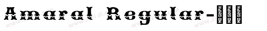 Amaral Regular字体转换